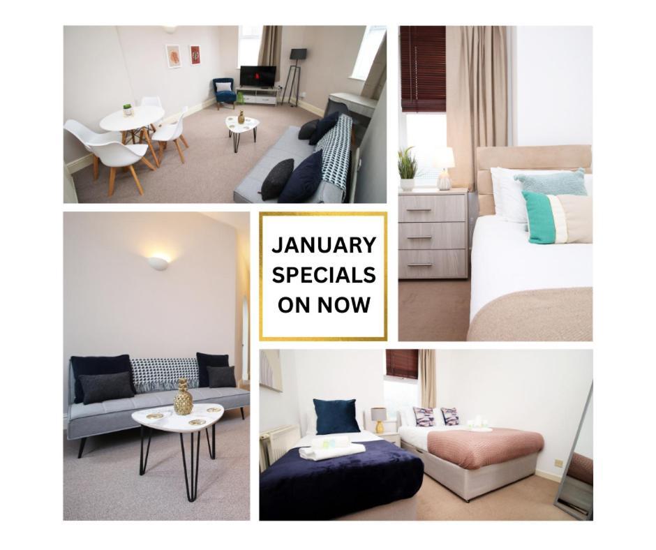2 Bedroom Apartment, 5 Guests Welcome, Free Off-peak Parking Appartement